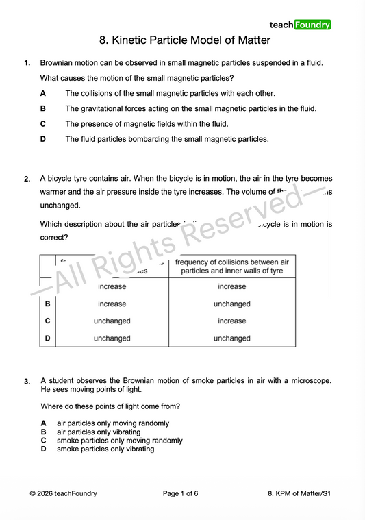 8. KPM of Matter
