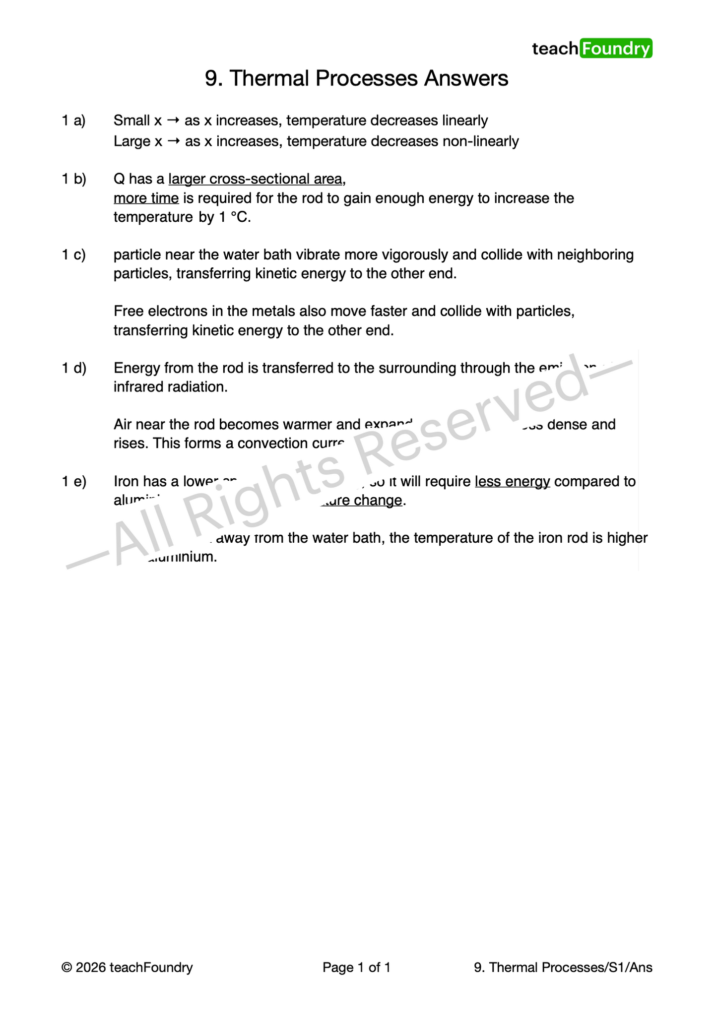 9. Thermal Processes
