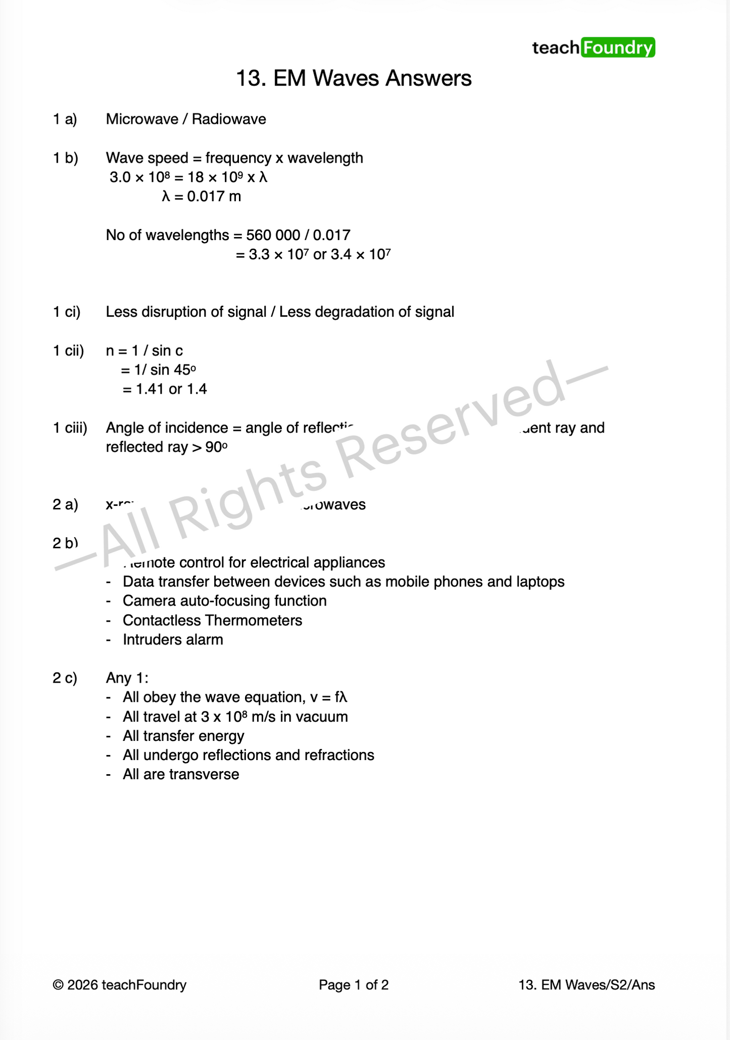 13. Electromagnetic Waves