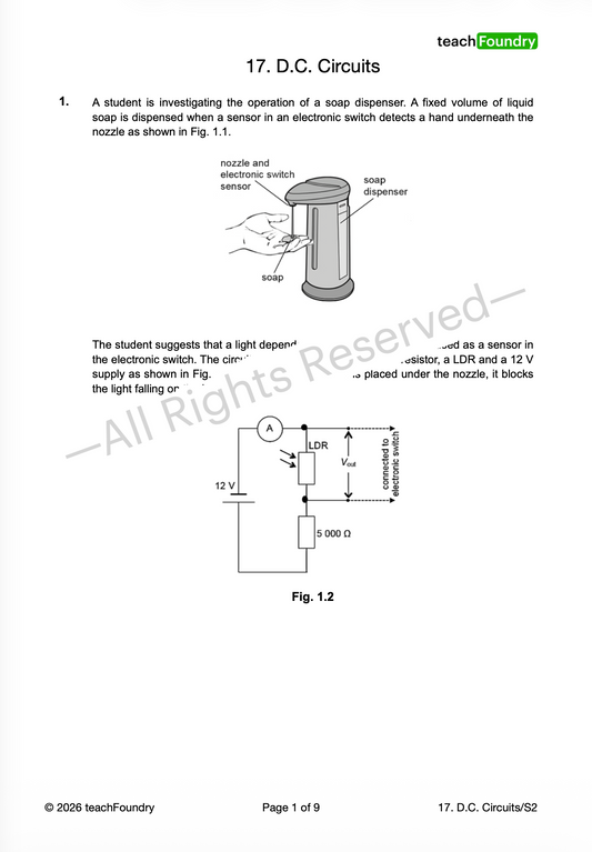 17. D.C. Circuits