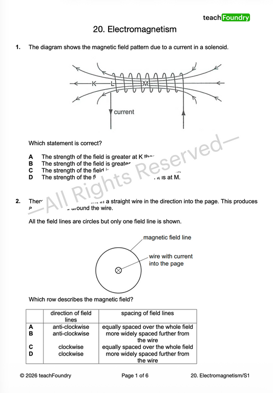 20. Electromagnetism