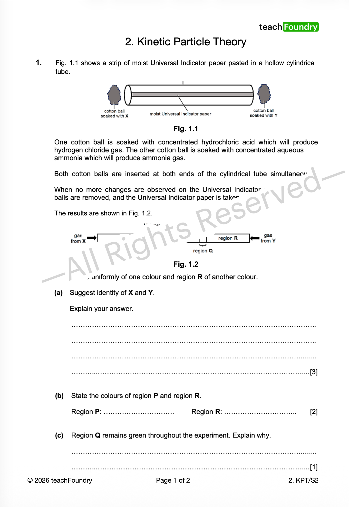 2. Kinetic Particle Theory