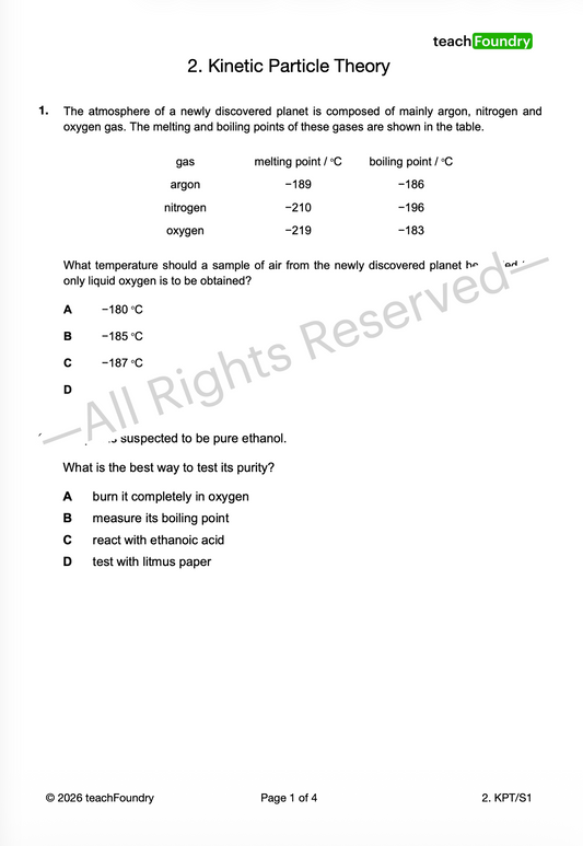 2. Kinetic Particle Theory