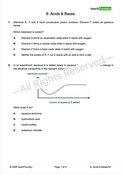 8. Acids & Bases