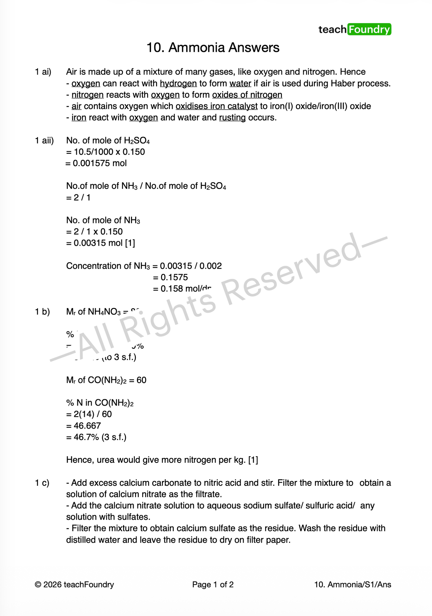 10. Ammonia