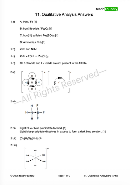 11. Qualitative Analysis