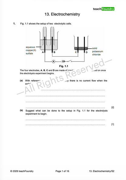 13. Electrochemistry