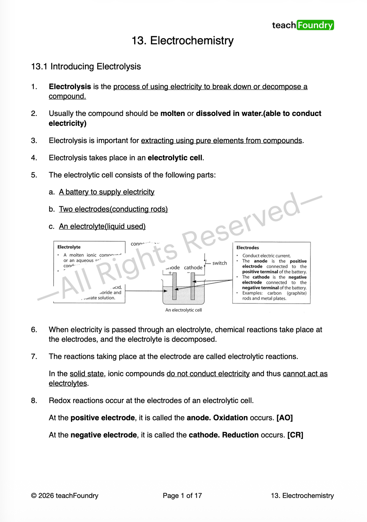 Chemistry Complete Revision Notes Bundle