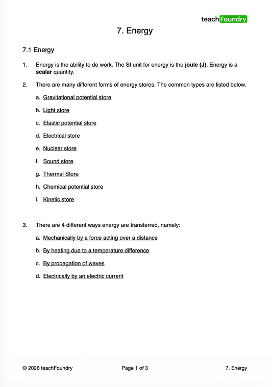 7. Energy