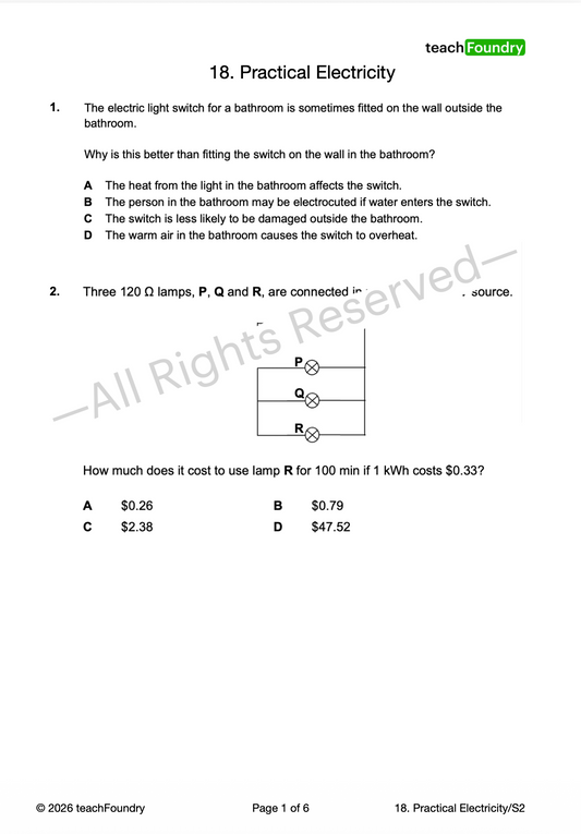 18. Practical Electricity