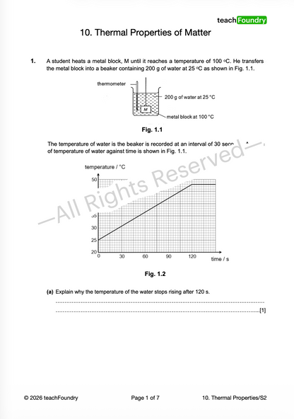 10. Thermal Properties of Matter