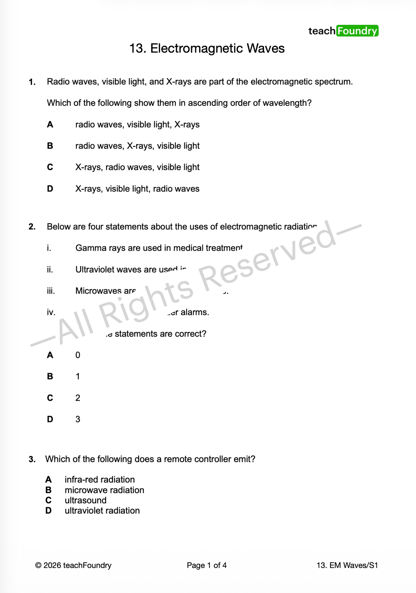 13. Electromagnetic Waves
