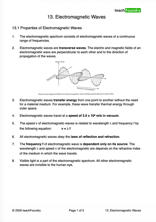 13. Electromagnetic Waves