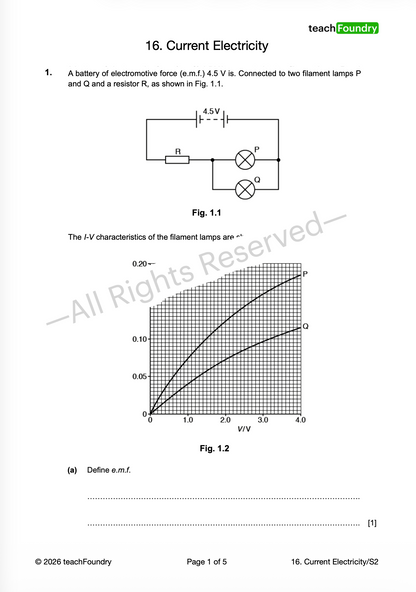 16. Current Electricity