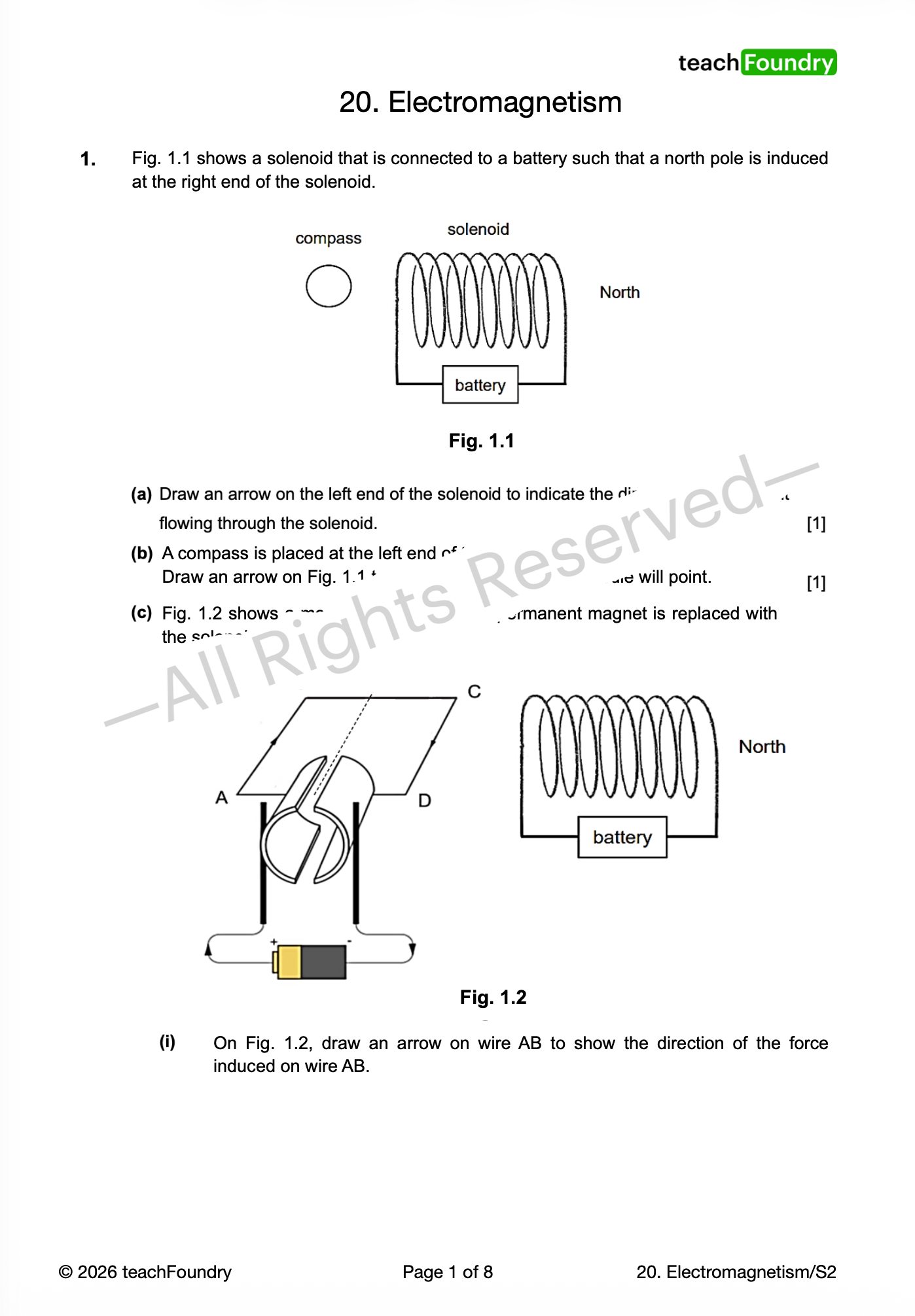20. Electromagnetism