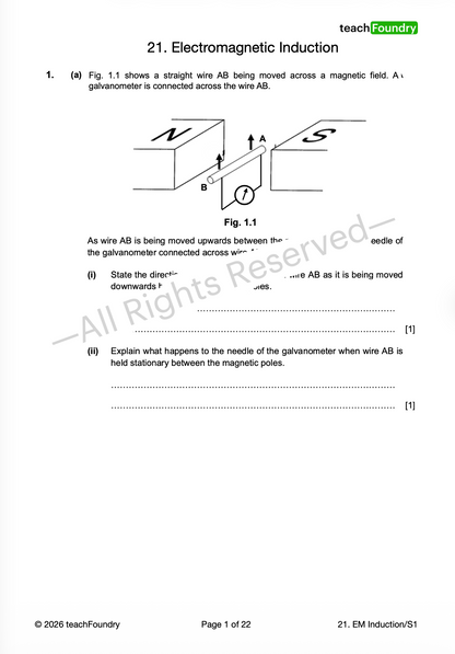 21. Electromagnetic Induction