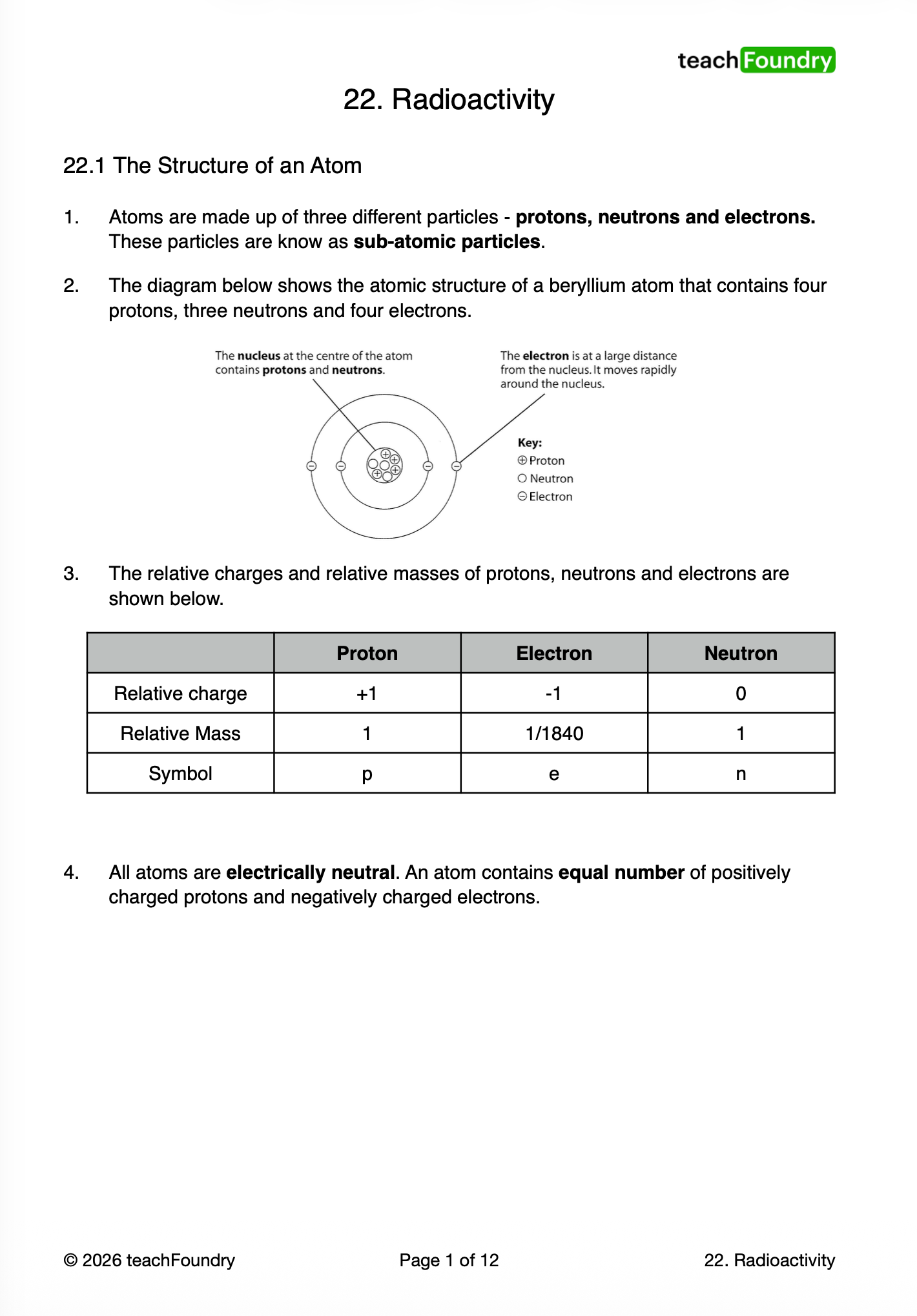 22. Radioacticity
