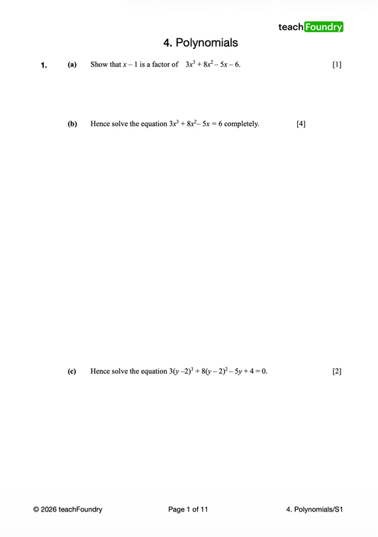 4. Polynomials
