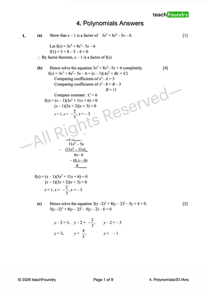 4. Polynomials