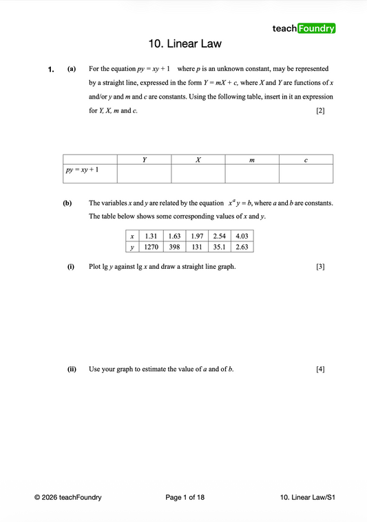 10. Linear Law