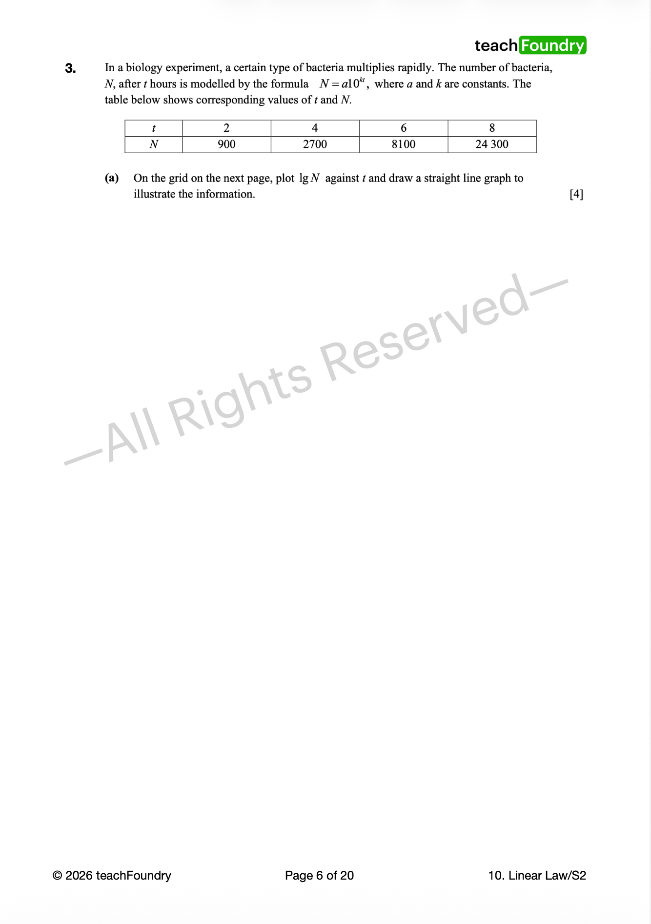 10. Linear Law