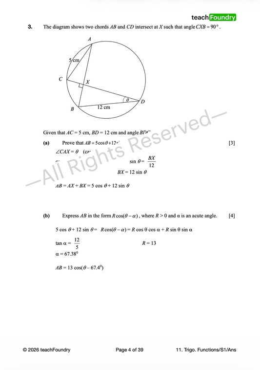 11. Trigonometric Functions