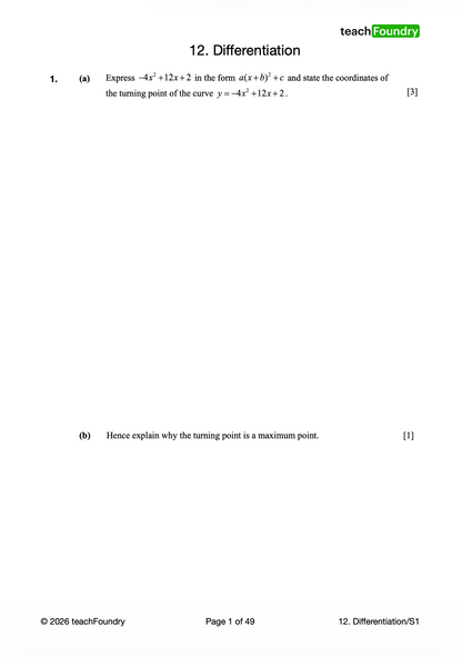 12. Differentiation