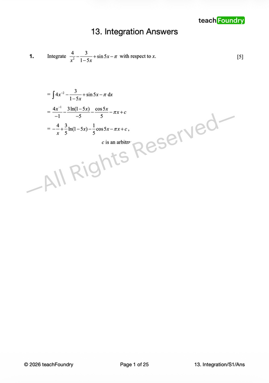 13. Integration