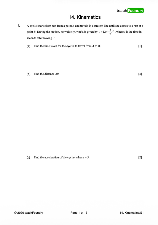 14. Kinematics