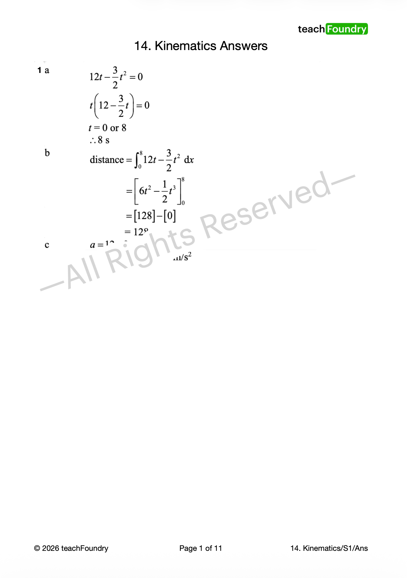 14. Kinematics
