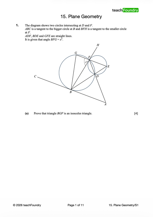 15. Plane Geometry