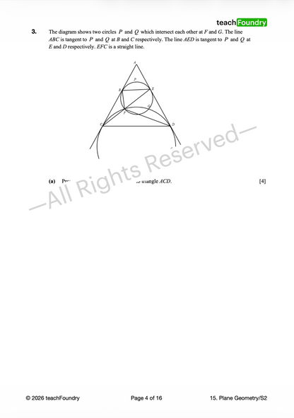 15. Plane Geometry