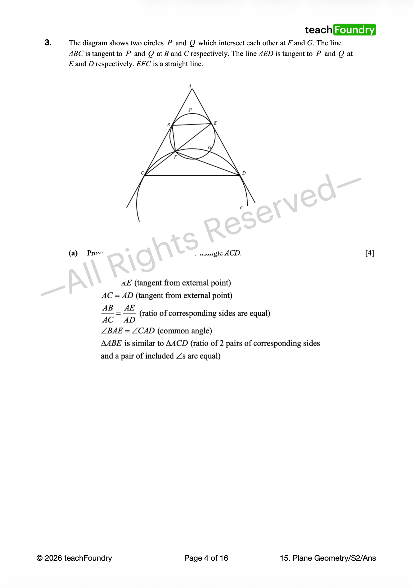 15. Plane Geometry