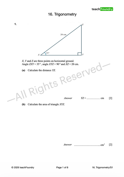 Elementary Mathematics Revision Worksheets Bundle