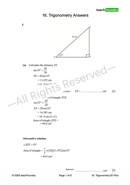 Elementary Mathematics Revision Worksheets Bundle