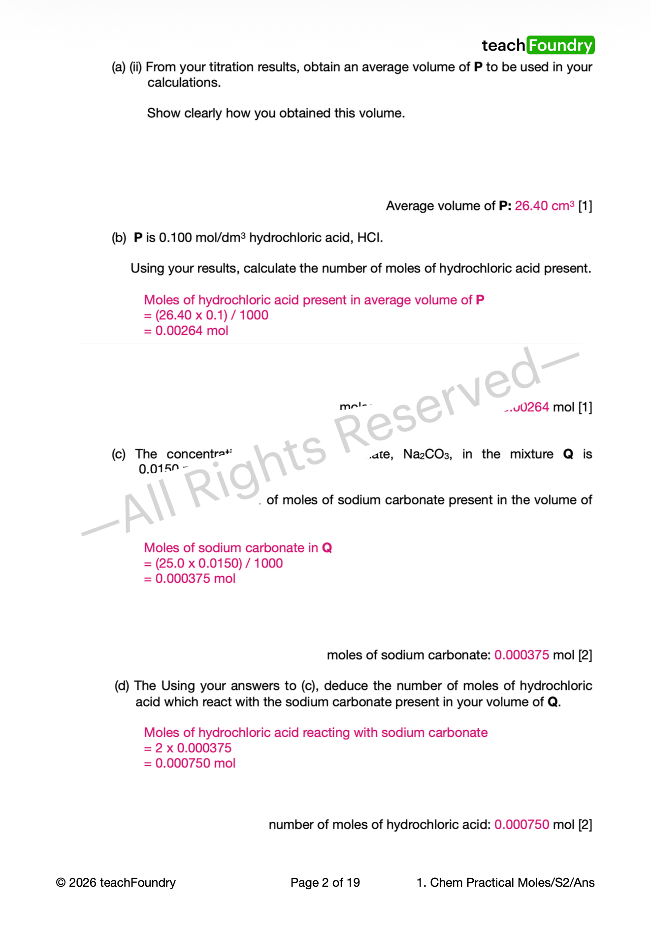 Chemistry Practical Complete Revision Worksheets Bundle